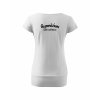 Dámské tričko s dolním lemem White (Bílá)