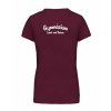 Dámské tričko premium back burgundy