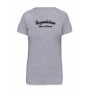 Dámské tričko premium back grey