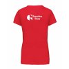 Dámské tričko premium back red