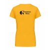 Dámské tričko premium back yellow