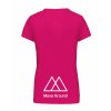 Dámské tričko premium back fuchsia