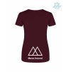 Dámské funkční tričko Burgundy (Vínová)