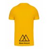 Pánské tričko premium back yellow
