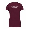 Dámské tričko premium back burgundy