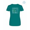 Dámské funkční tričko Jade Green (Nefritově zelená)