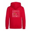 Dětská mikina Premium back red