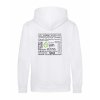 Dětská mikina Premium back white