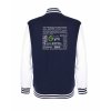 College mikina back navy