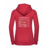 Dámská mikina luxury back red