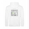 Dospělá mikina Premium back white