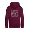 Dětská mikina na zip Premium Burgundy (Vínová)