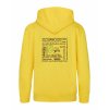 Dětská mikina na zip Premium Sun yellow (Slunečná žlutá)
