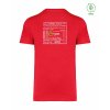 Dospělé EKO tričko Premium Poppy Red (Makově červená)