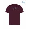 Pánské funkční tričko Burgundy (Vínová)