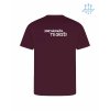 Dětské funkční tričko Burgundy (Vínová)