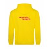 Dospělá mikina Premium back yellow