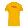 Pánské tričko premium back yellow