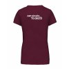 Dámské tričko premium back burgundy