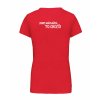 Dámské tričko premium back red