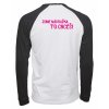Dámské Baseball Tee Luxury White Black (Bílá Černá)