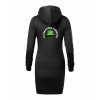 Dámské mikinové šaty Black (Černá)