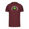 Pánské tričko premium back burgundy