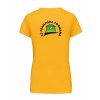 Dámské tričko premium back yellow