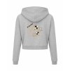 Dámská crop mikina Heather grey (Světlá šedá)