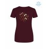 Dámské funkční tričko Burgundy (Vínová)