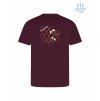 Pánské funkční tričko Burgundy (Vínová)
