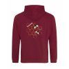 Dospělá mikina Premium back burgundy