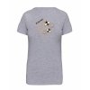 Dámské tričko premium back grey