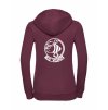 Dámská mikina luxury back burgundy
