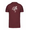 Pánské tričko premium back burgundy
