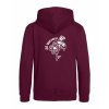 Dětská mikina Premium back burgundy