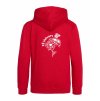 Dětská mikina na zip Premium Fire red (Ohnivá červená)