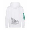 Dětská mikina Premium back white