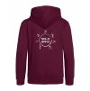 Dětská mikina na zip Premium Burgundy (Vínová)