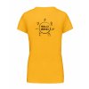Dámské tričko premium back yellow