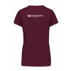 Dámské tričko premium back burgundy