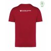 Dospělé EKO tričko Premium Hibiscus red (Tmavě červená)