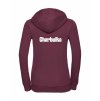 Dámská mikina luxury back burgundy