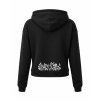 Dámská crop mikina Black (Černá)