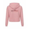 Dámská crop mikina Dusty pink (Starorůžová)