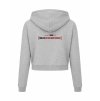 Dámská crop mikina Heather grey (Světlá šedá)