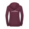 Dámská mikina luxury back burgundy
