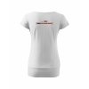 Dámské tričko s dolním lemem White (Bílá)