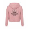 Dámská crop mikina Dusty pink (Starorůžová)