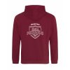Dospělá mikina Premium back burgundy